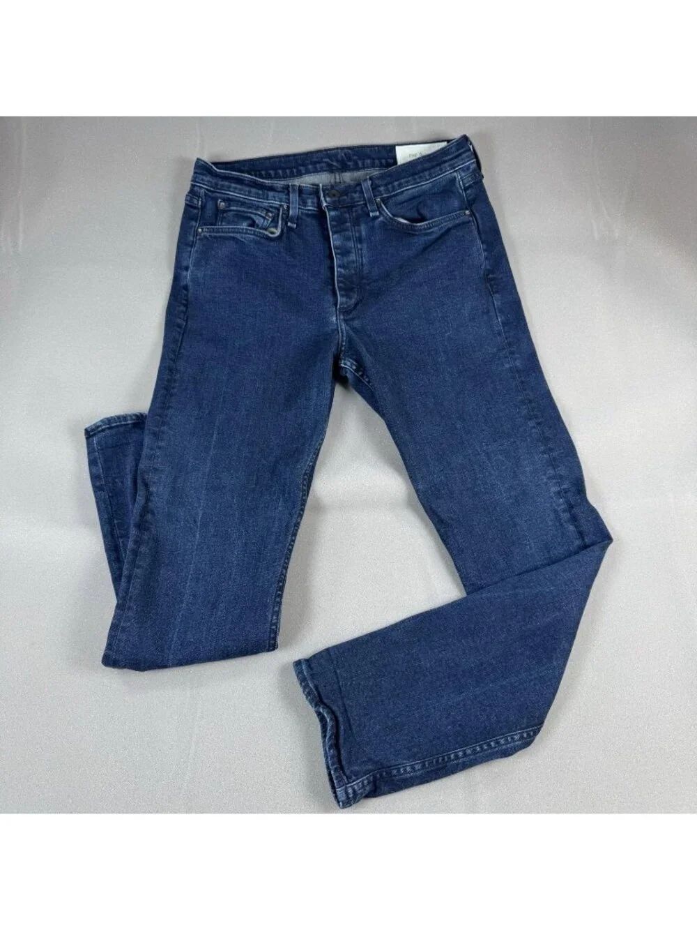 Rag & Bone Fit 2 Jeans Mens Size 34x32 Blue Slim Tapered Stretch Cashmere Denim